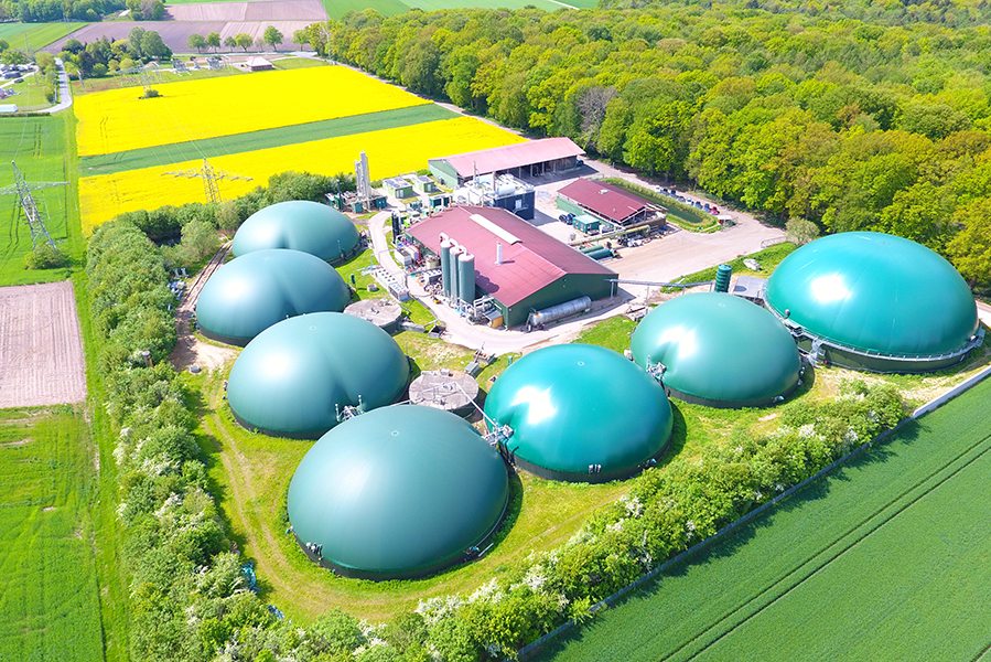 Biogas Kachel webrdy